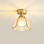 Plafonnier en verre teinté style Tiffany Civelle | Fioriscas