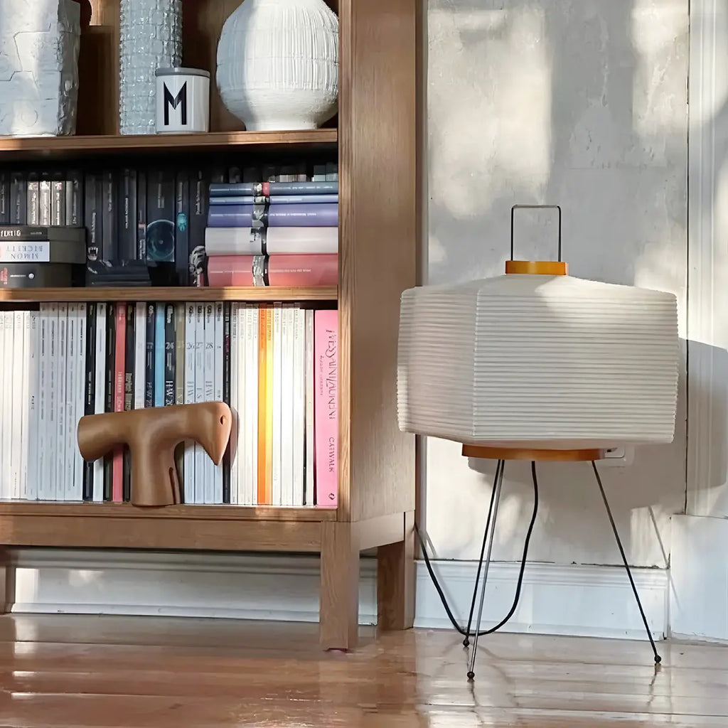 Whisper Silk Rice Paper Floor And Table Lamp With Gentle Glow
