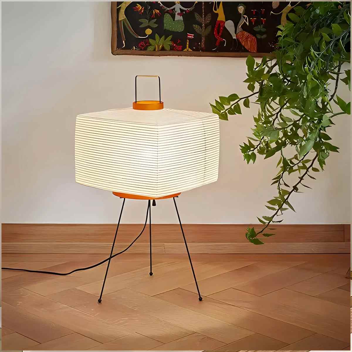 Whisper Silk Rice Paper Floor And Table Lamp With Gentle Glow