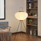 Whisper Silk Rice Paper Floor And Table Lamp With Gentle Glow
