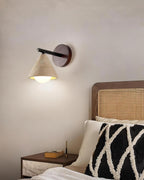 Riita nástěnná lampa trojúhelníkový kuželovitý travertin | Fioriscas