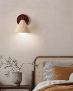 Riita nástěnná lampa trojúhelníkový kuželovitý travertin | Fioriscas