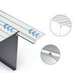 Lightweight Aluminum Threshold Ramp for Safe Barrier-Free Access | Fioriscas