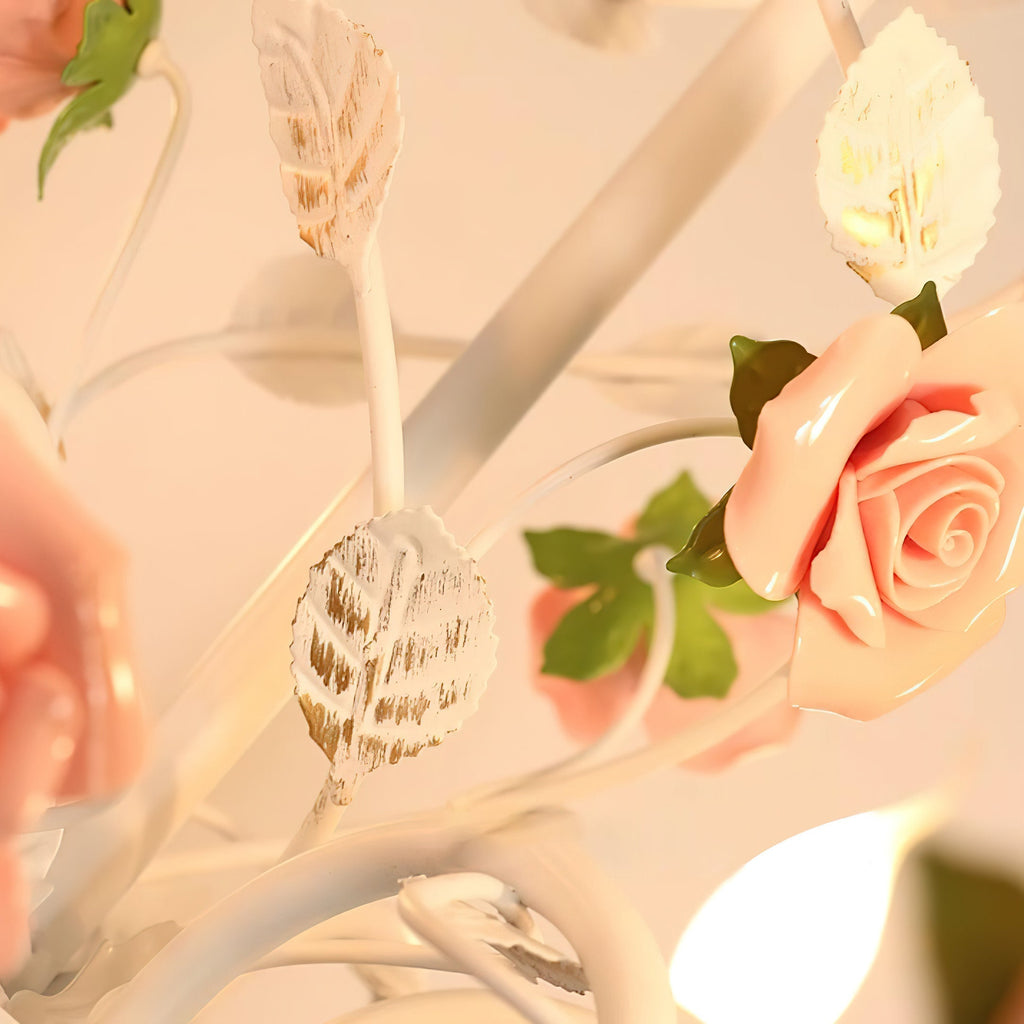 Evelisse vintage bílý lustr | Fioriscas