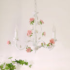 Evelisse vintage bílý lustr | Fioriscas
