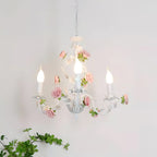 Evelisse vintage bílý lustr | Fioriscas