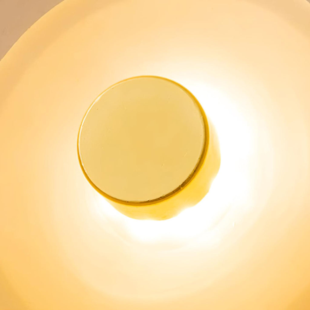 Lunara Bernsteinfarbenes Glas-Wandlicht | Fioriscas