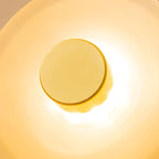 Lunara Bernsteinfarbenes Glas-Wandlicht | Fioriscas
