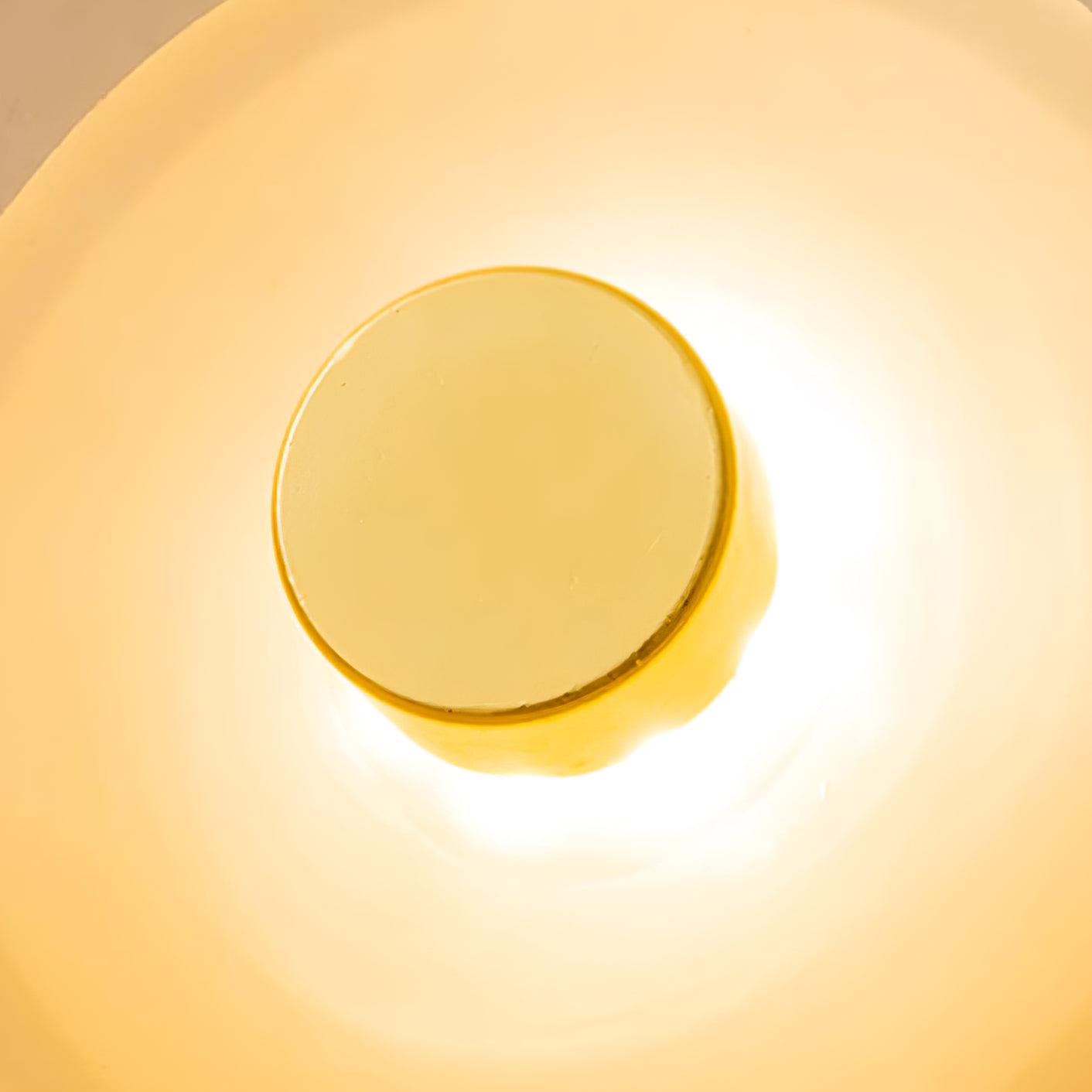 Lunara Bernsteinfarbenes Glas-Wandlicht | Fioriscas