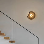 Lunara Bernsteinfarbenes Glas-Wandlicht | Fioriscas