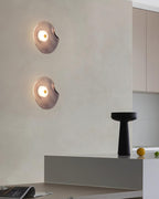 Lunara Bernsteinfarbenes Glas-Wandlicht | Fioriscas