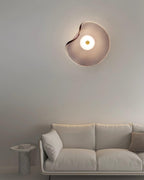Lunara Bernsteinfarbenes Glas-Wandlicht | Fioriscas