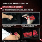 Non-slip car foot pedals – more grip & safety while driving