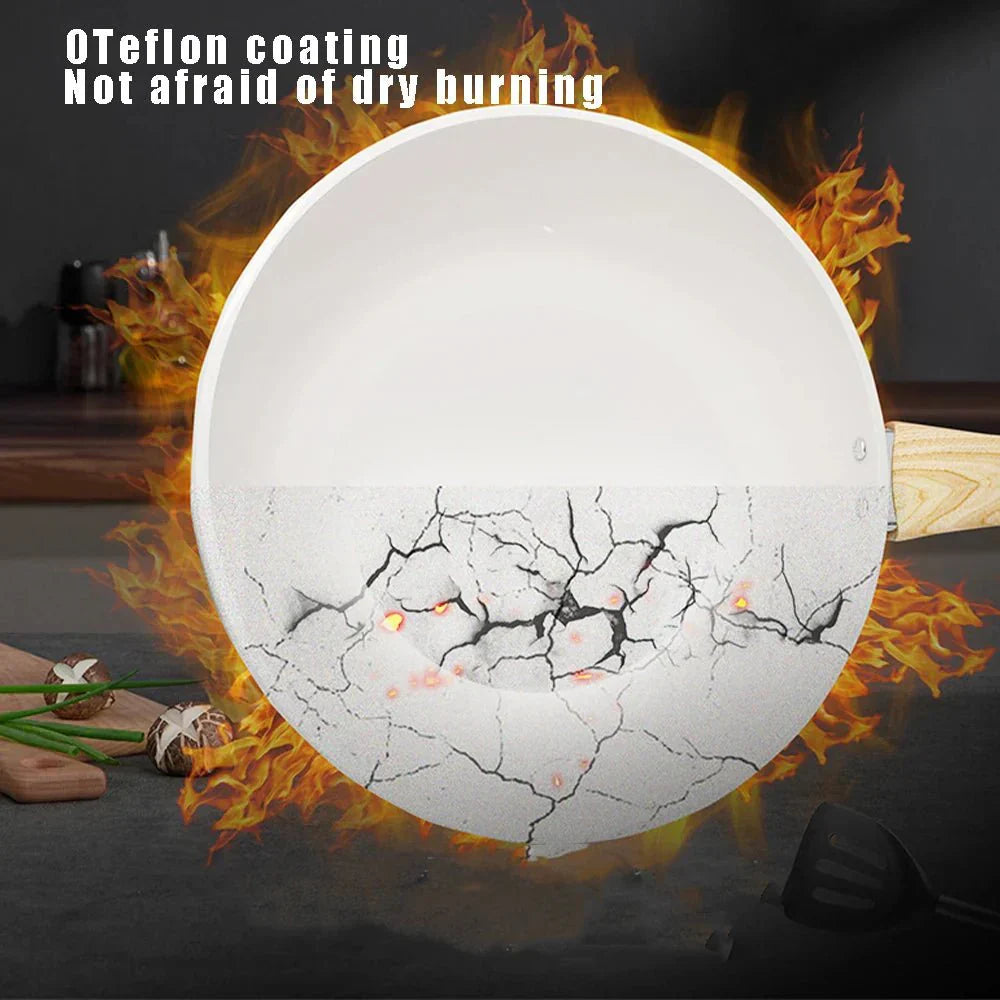 30 cm keramisk non-stick-stekpanna med djupt format för gas- och induktionsspisar - Fioriscas