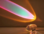 Solara Crystal Table Lamp With Built-In Star Projector