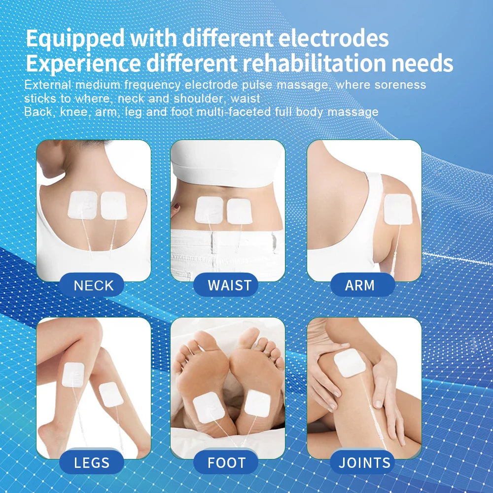 4-Channel Rechargeable EMS Massager With 30 Intensity Levels, 15 Modes