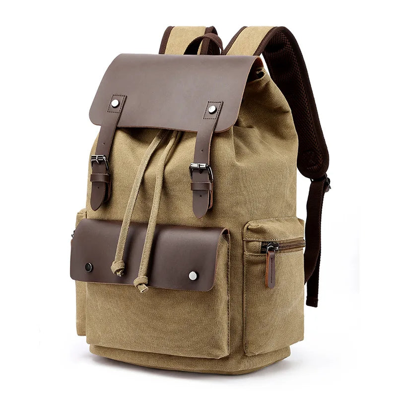 Batoh Ridgewell Vintage Canvas s kapsami proti krádeži, 20–35 l