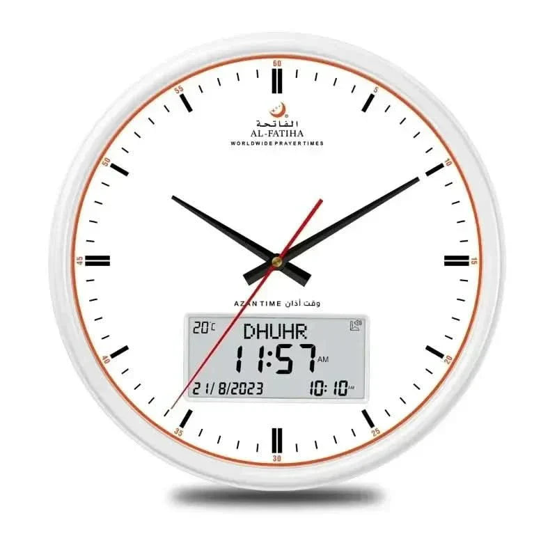 Modlitební hodiny s automatickou úpravou azánu a 10 zvuky azánu - Fioriscas