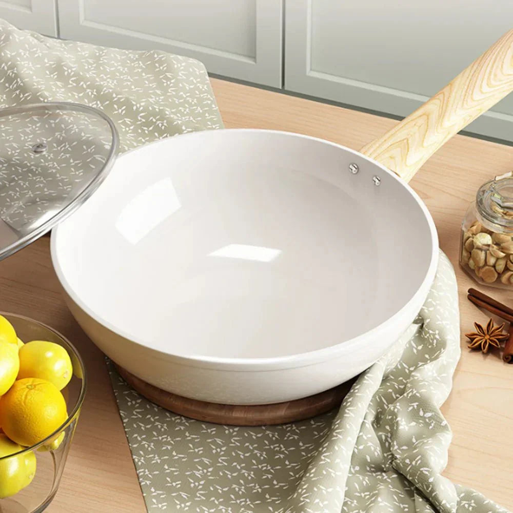 30 cm keramisk non-stick-stekpanna med djupt format för gas- och induktionsspisar - Fioriscas