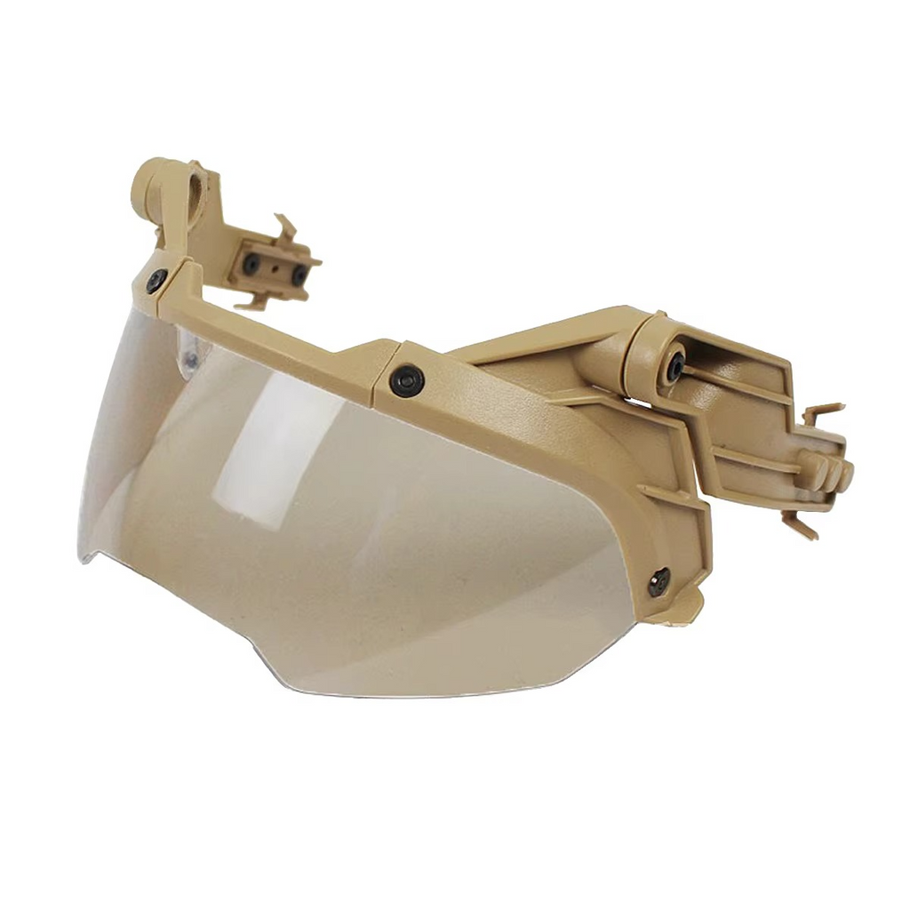 Adjustable Tactical Helmet with Anti-Fog Detachable Goggles