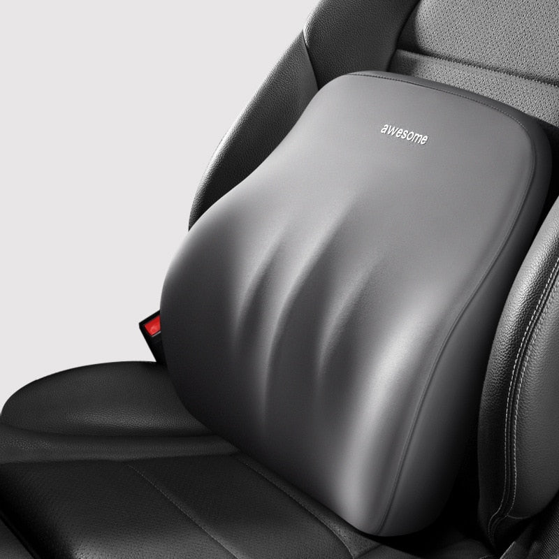 ErgoDrive Car Seat Support – Orthopaedic Cushion for Neck & Back Pain Relief While Driving