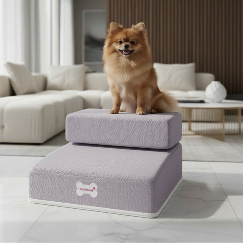 Escadas de luxo para cães, para um acesso seguro ao sofá e à cama - Fioriscas