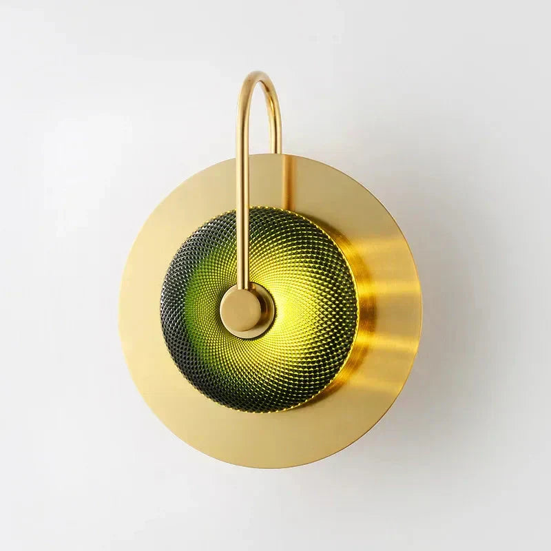 Liora Glass Wall Sconce, E27 LED Light for Bedrooms & Hallways