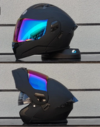 Modular Full-Face Motorcycle Helmet, Two-Lens Visor With Mesh Chin Guard, DOT Certified