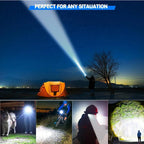 AstraForge Titan Tactical Flashlight, Rechargeable 100,000 Lumen LED