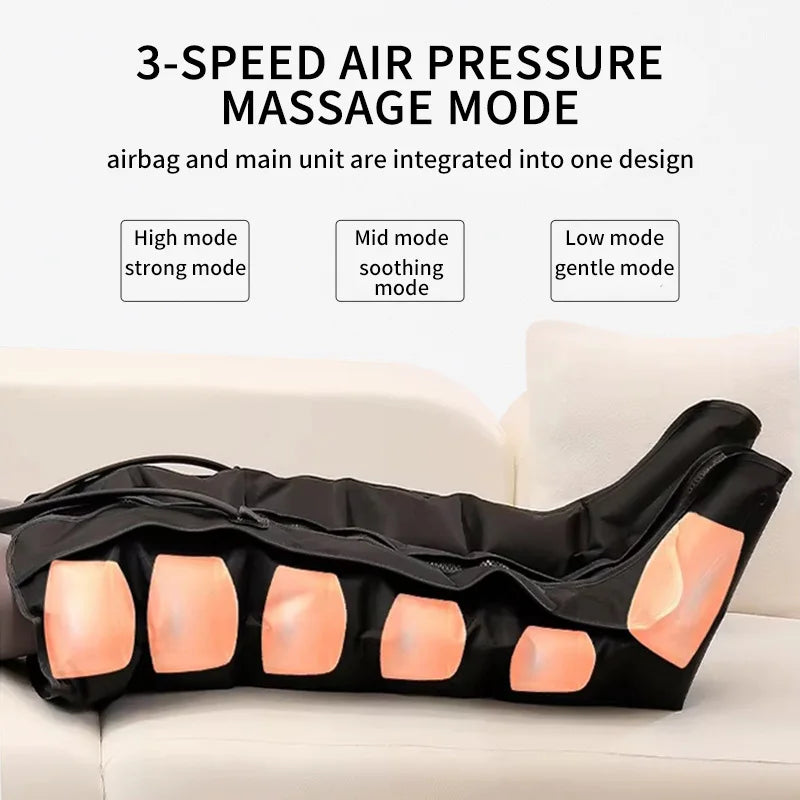 Massageador de pernas com compressão de ar e comando inteligente | Fioriscas