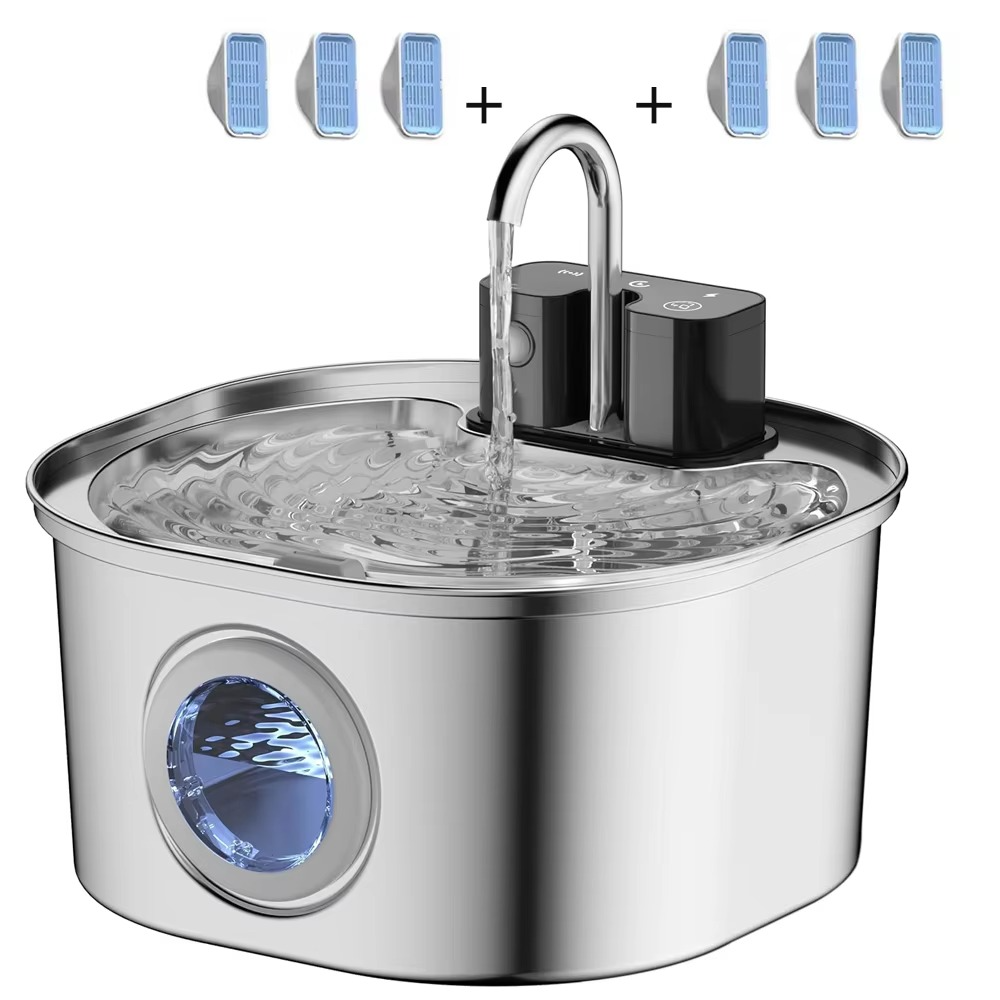 Large Capacity Automatic Pet Hydration Station with USB Charging and Smart Sensor