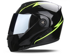 Modułowy kask motocyklowy z podwójną szybą, certyfikowany DOT | Fioriscas