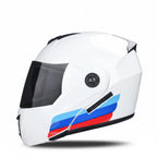 Modułowy kask motocyklowy z podwójną szybą, certyfikowany DOT | Fioriscas