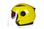 Poloviční motocyklová helma s dvojitým hledím - certifikace DOT | Fioriscas