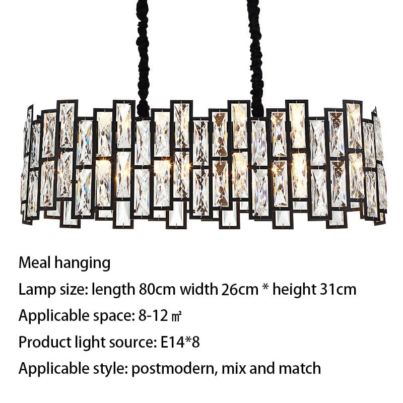K9 Crystal Chandelier, Kylar Arden Collection With Dimmable LED