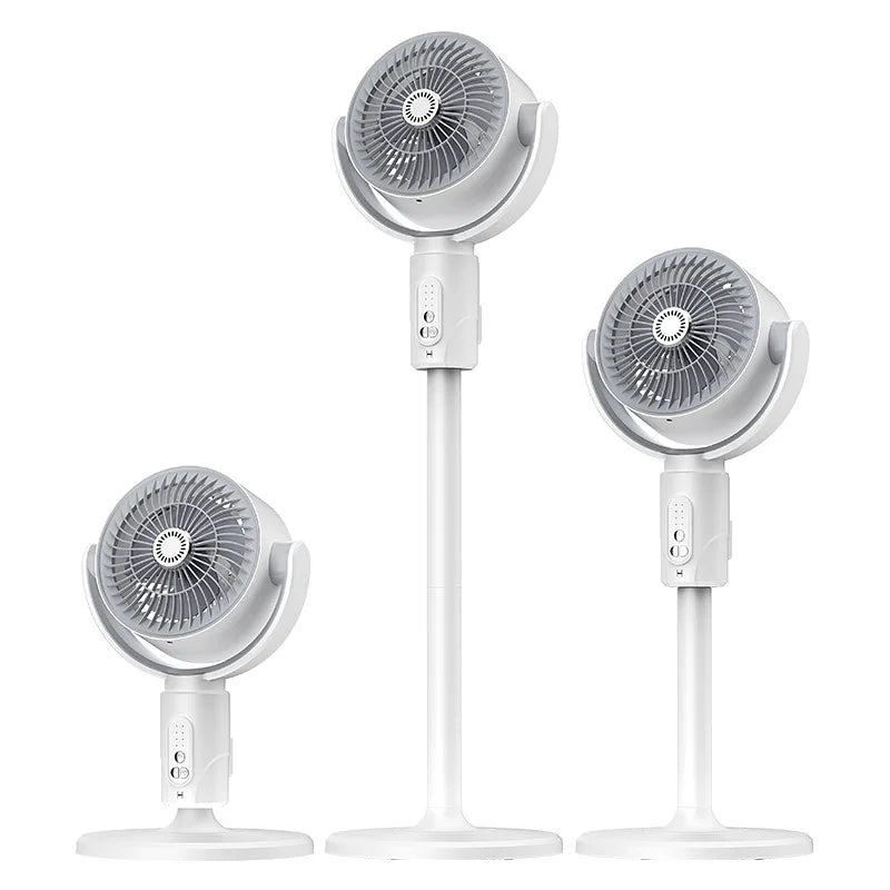 Cordless Oscillating Air Circulation Fan With Remote And Timer For Home Office | Fioriscas