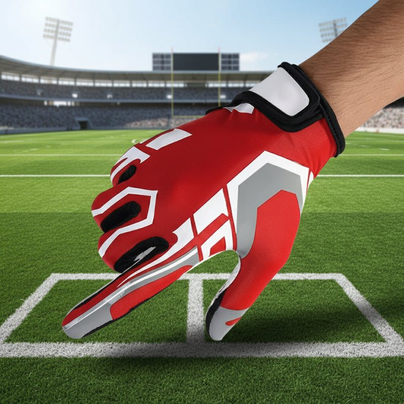 Rutschfeste Baseball- und Fußballhandschuhe mit starkem Grip und schützender Polsterung für Jugendliche und Erwachsene - Fioriscas