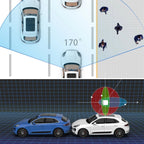 1080P-Dashcam mit zwei Objektiven und Front- sowie Innenraumansicht, NovaSight DuoCam