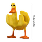 Marvento Resin Duck Figurine for Indoor & Outdoor Display, 6.1 In
