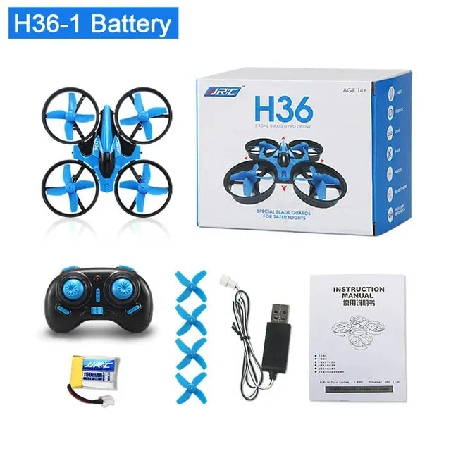 Mini-drone radiocommandé H36 avec loopings à 360° et mode sans tête | Fioriscas
