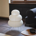 Hikari Rice Paper Desk Lamp, LED With 3-Level Dimmer