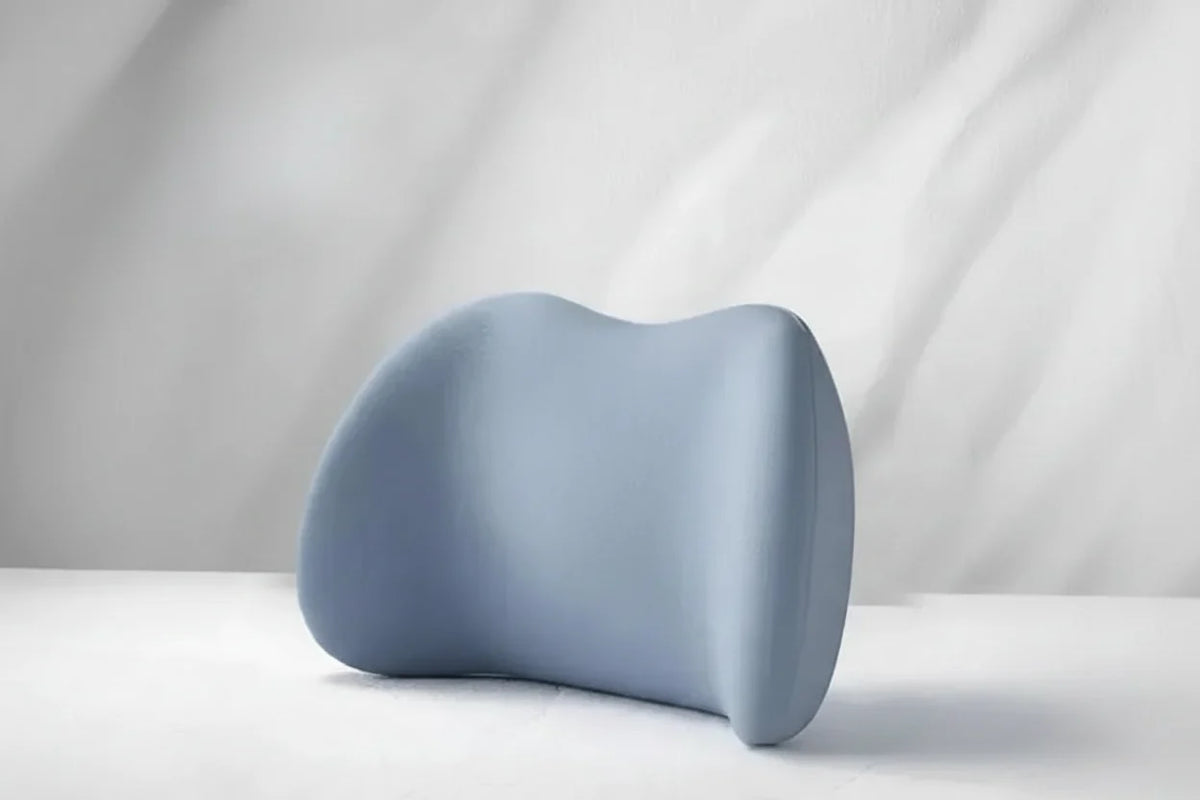 Almofada lombar ergonómica de espuma viscoelástica para carros, cadeiras e camas, com capa amovível | Fioriscas