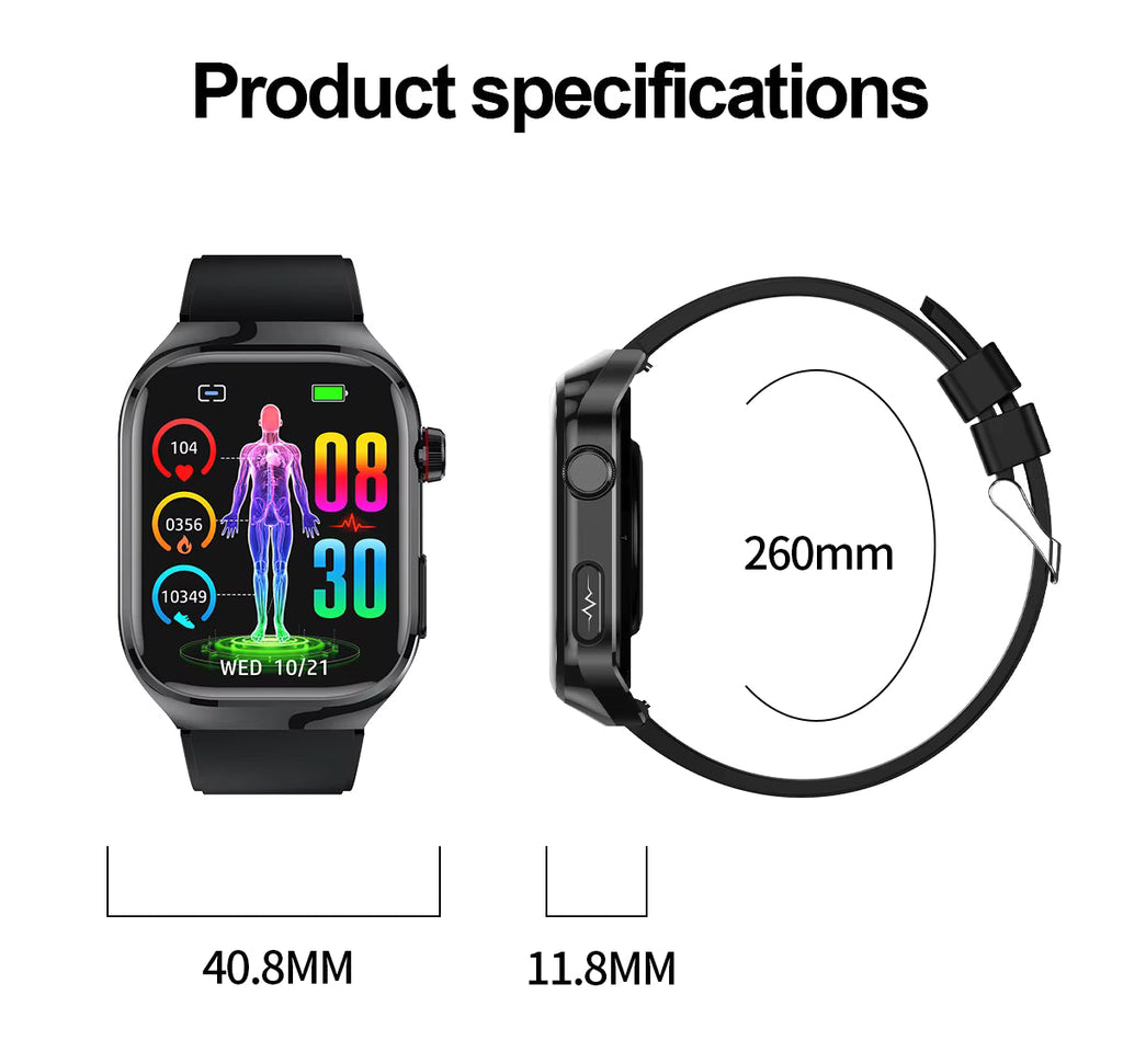 NexaPulse älykello, Bluetooth-kuntoseurain AMOLED-näytöllä