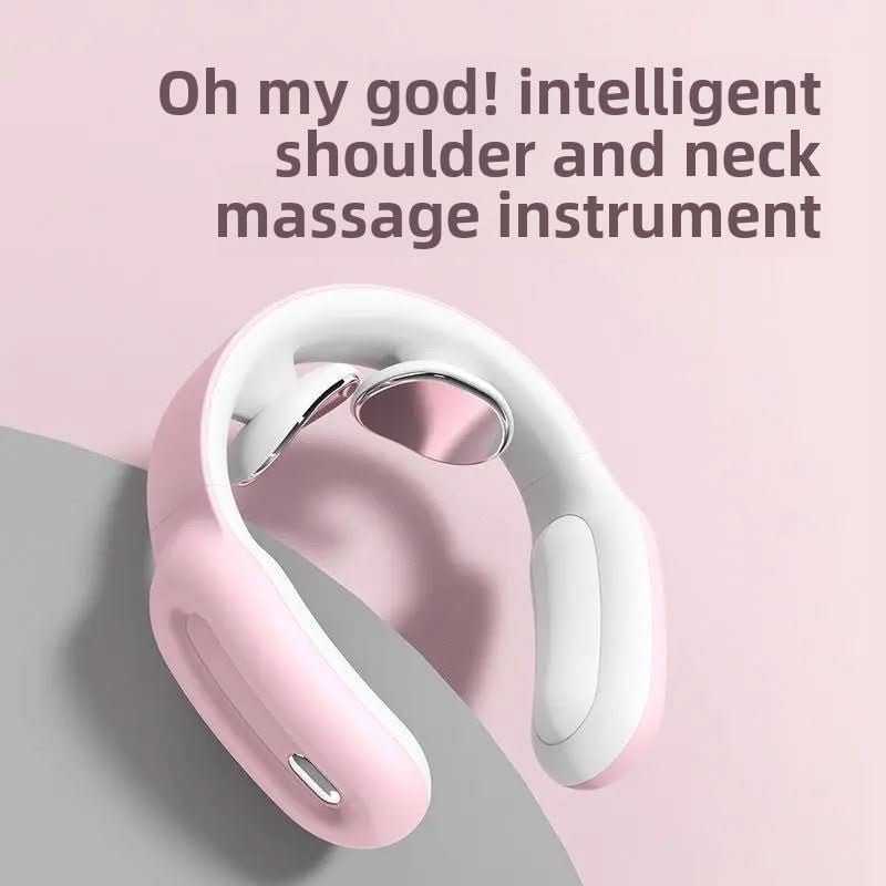 Masseur électrique pour le cou avec fonction chauffante pour soulager la douleur - Fioriscas
