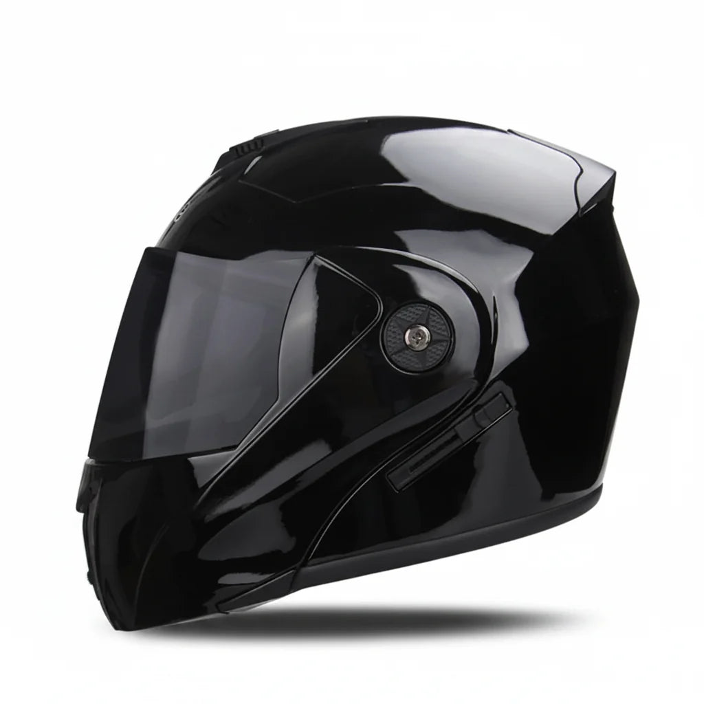 Modułowy kask motocyklowy z podwójną szybą, certyfikowany DOT | Fioriscas