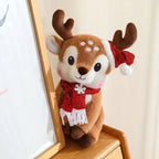 Charmante poupée de Noël en peluche au design de dessin animé - Fioriscas