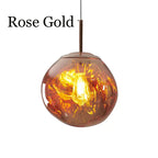 Závěsné svítidlo Lava-Glow s LED, v retro stylu