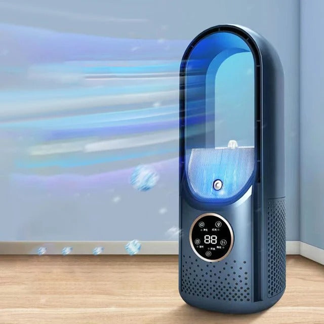 Bladeless Portable Air Conditioner | Ultra-Quiet, Ergonomic Design & Ideal for Home and Office Use