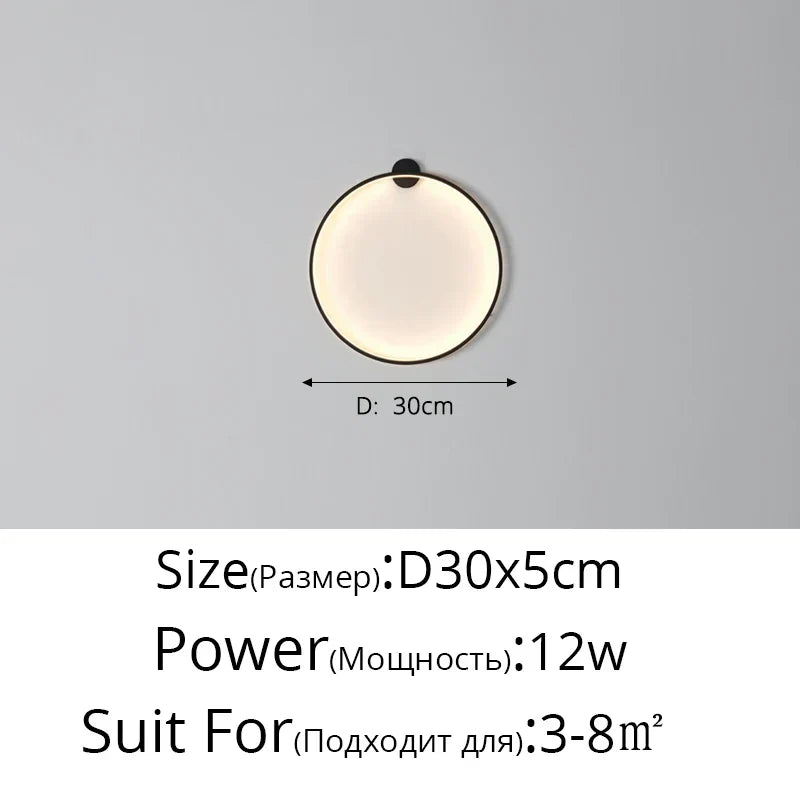 مصباح حائط LED على شكل قمر قابل لتعتيم الإضاءة لغرفة النوم ومساحات المعيشة | Fioriscas