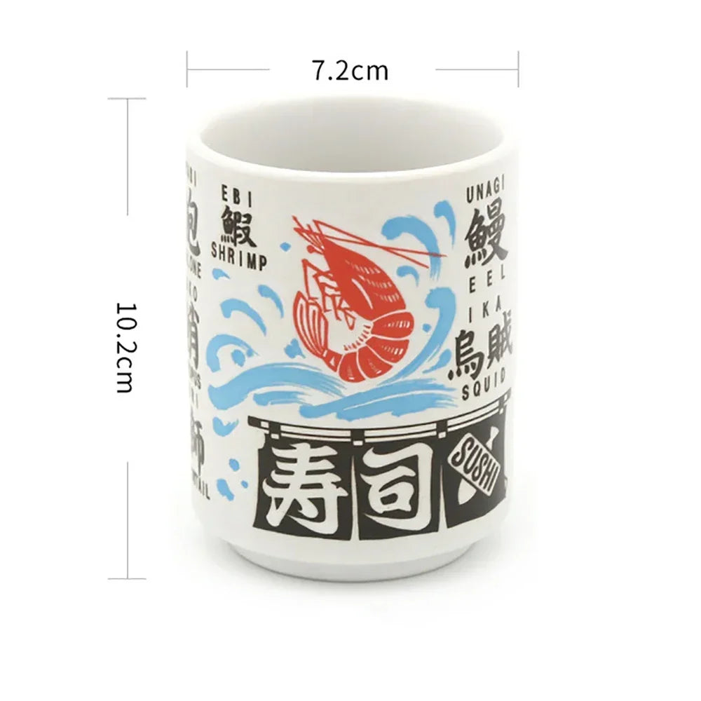 Kiyomi Hand-Painted Japanese Teacups, Collector's Edition